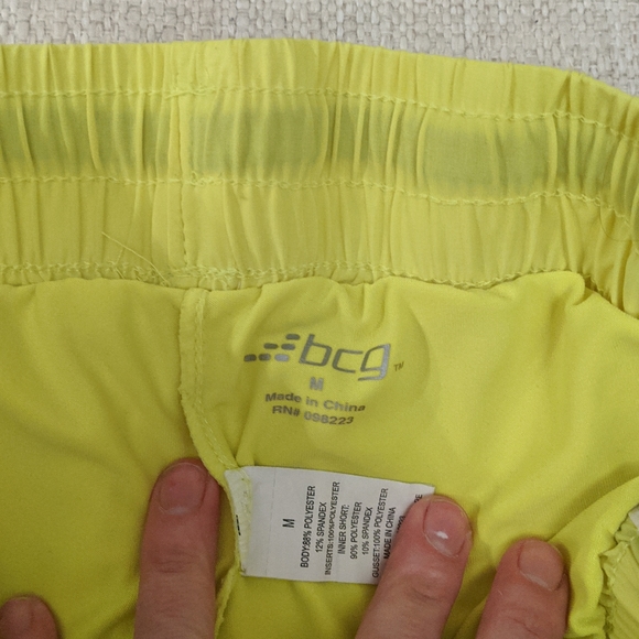 RUNNING SHORTS! Bright yellow and gray - Picture 4 of 6